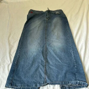 BONGO VINTAGE Y2K DENIM SKIRT‎ SIZE 11